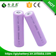 Rechargeable 3000mah battery 3.7v li-ion 18650 battery